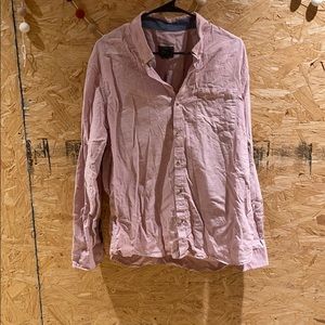 G.H. Bass & Co. pink button up XL